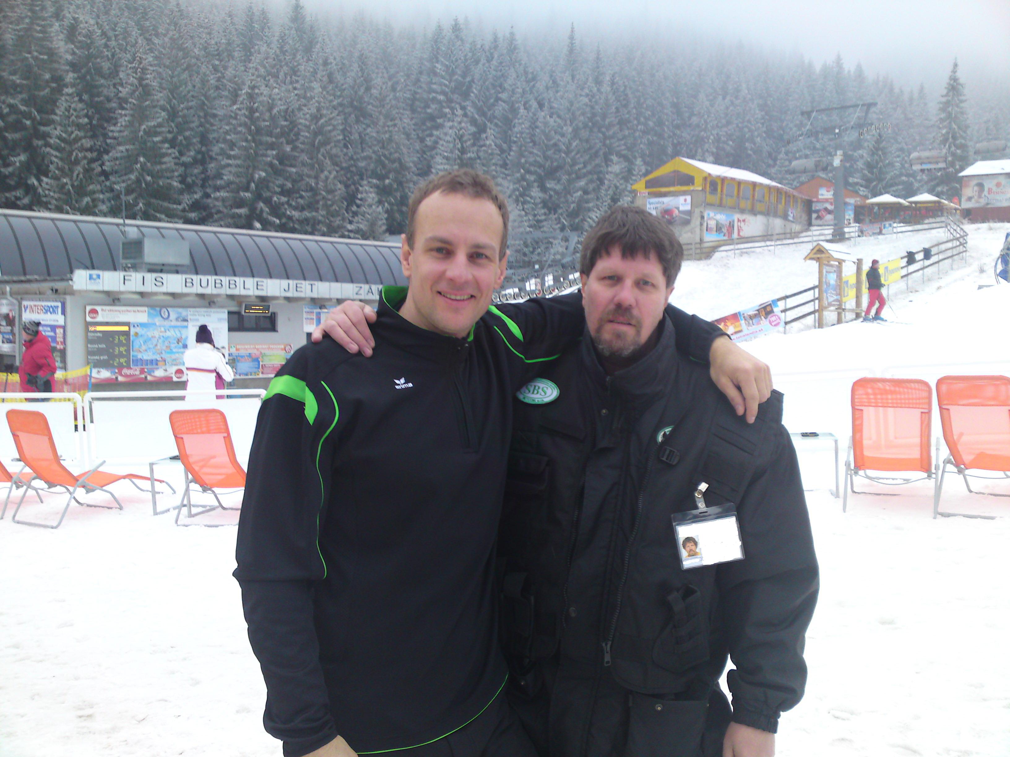 Ja a Patrik Švajda- moder.Tv.Markíza-11.1.2010-chopok záhradky